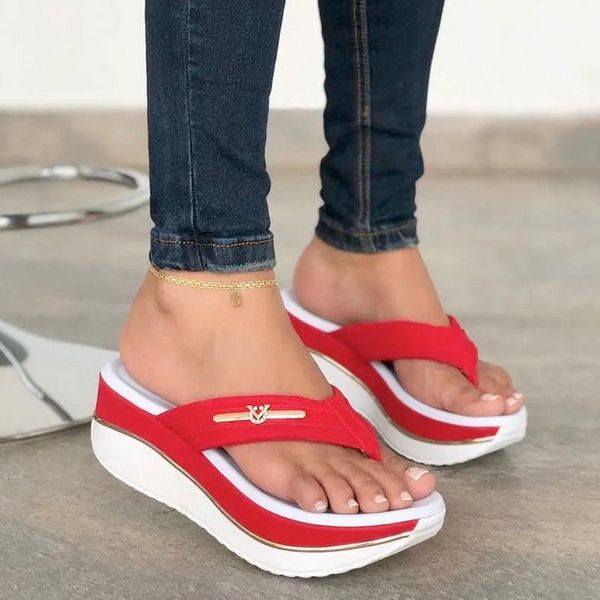 

slippers women's sandals plafrom summer ladies slip-on flip flops shoes leather peep toe women sandalias zapatos mujer, Black