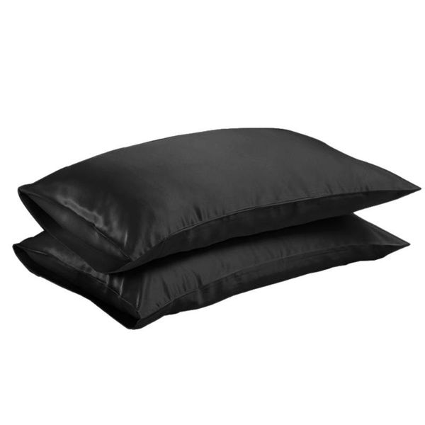 

cushion/decorative pillow queen/king silk satin case bedding pillowcase smooth home khaki sky blue pink white and black