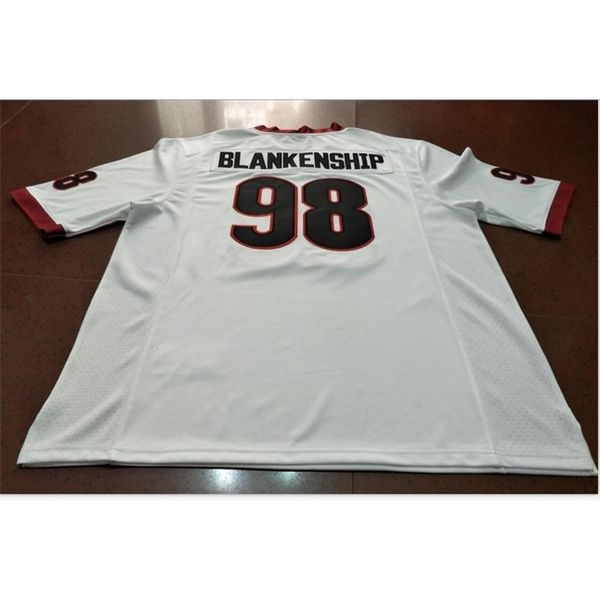 

goodjob men youth women #98 rodrigo blankenship georgia bulldogs football jersey size s-5xl or custom any name or number jersey, Black