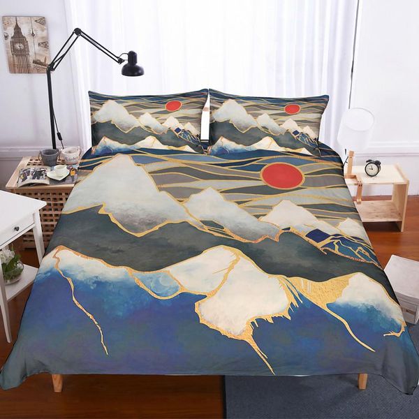 

bedding sets hawthorn sunrise scenery 2/3pcs explosive set full size bed