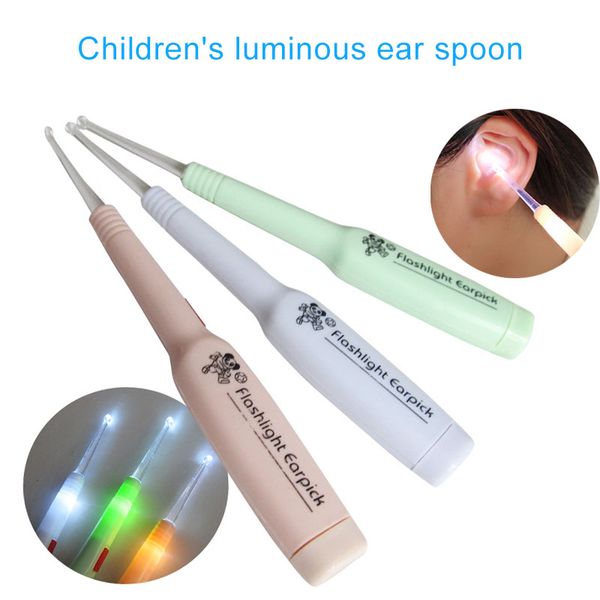 

5 pcs led earpick ear wax cleaner safety ear cleaning tool for baby adults sn-hot