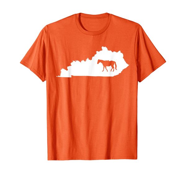 

kentucky horse map t-shirt - gift for women men and kids, White;black