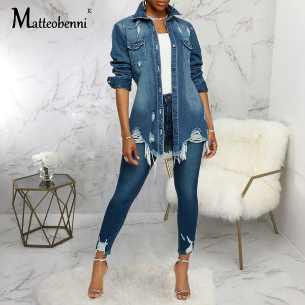 

2021 new autumn fashion denim women long sleeve boyfriend style casual jean jacket vintage button streetwear coat c92r, Black;brown