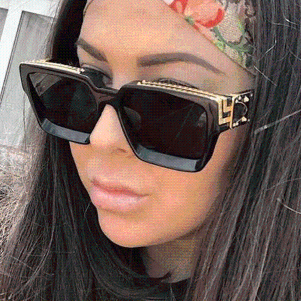 

sunglasses 2021 super big square block uv women/men trend sun glasses hip hop frame lunette de soleil femme gift for girlfriend, White;black