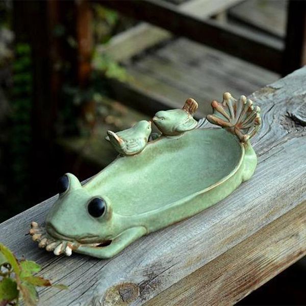 

planters & pots ceramic frog bird feeder succulent flower containers ashtray jewelry organizer key storage box/soap dish soap
