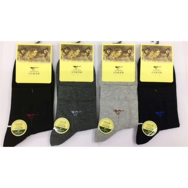 

autumn winter wolves men's casual socks wholesale retail, Black