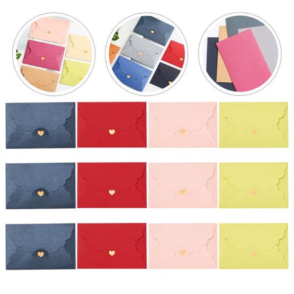 

gift wrap 12pcs mini envelopes paper member packing (mixed style)