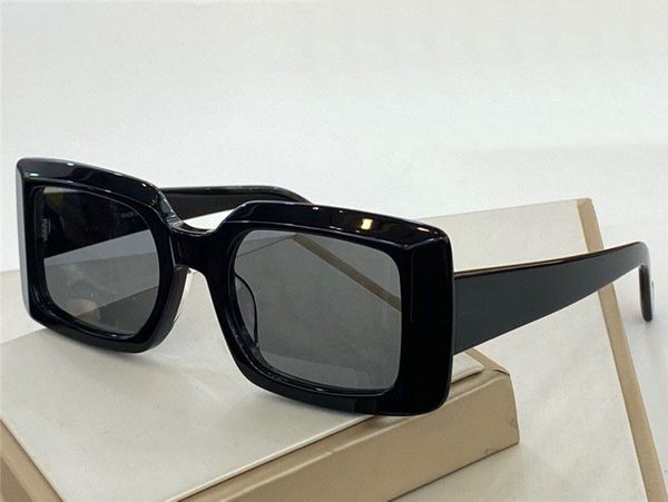 

new fashion design sunglasses 30029 simple square frame uv400 lens avant-garde popular style with case, White;black