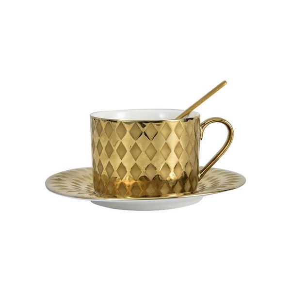 

cups & saucers luxury vintage turkish coffee cup set office golden bar sets cappuccino flower latte copos water bc60bd