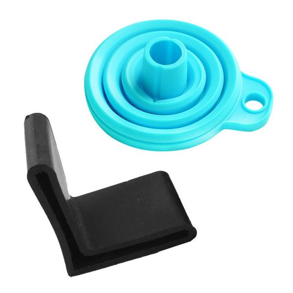 

bath mats 10 pcs rubber covers furniture angle iron foot pads 40mm x & 1 kitchen silicone cooking gadget funnel blue