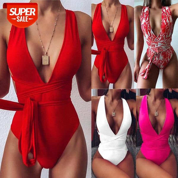 

bathing suits one-piece swimsuit ladies bandage bikini #d60a, White;black