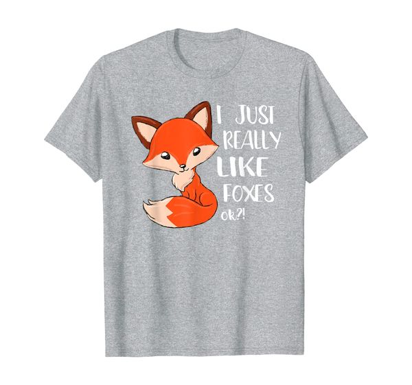 

i just really like foxes shirt fox lover girl t-shirt, White;black