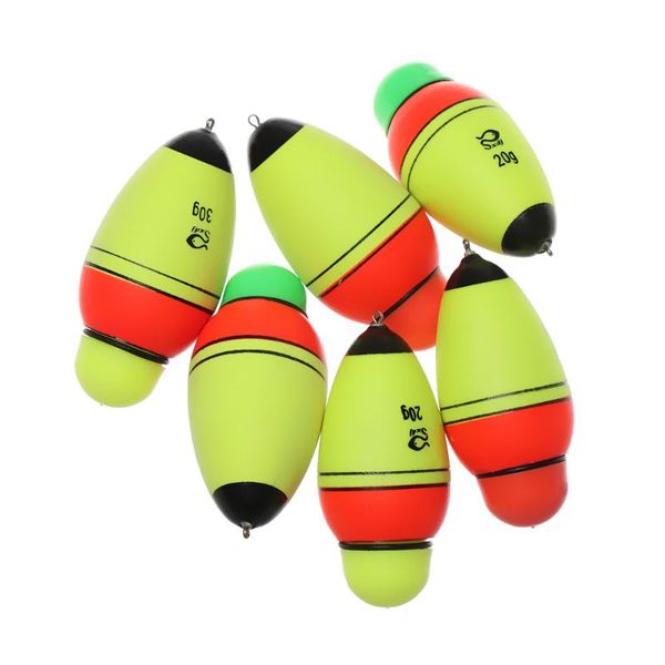 

20g/30g/40g/50g/60g fishing float eva electronic night light fishing float with 1 button cells pesca tackle tools