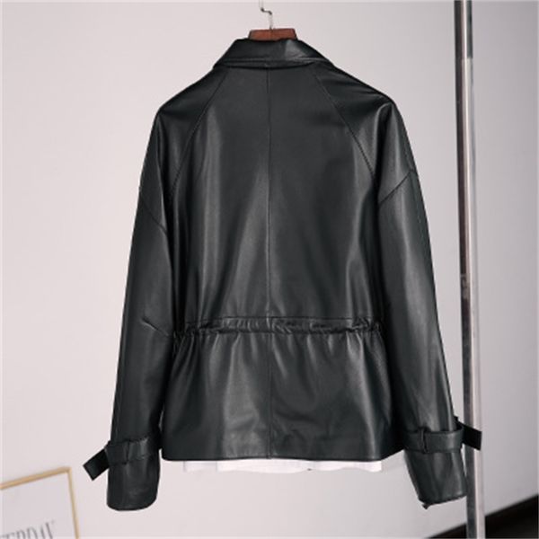 

2021 genuine female spring royal sheep leather r17 qhi5, Black;brown