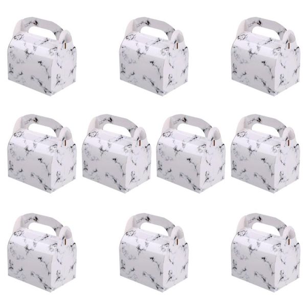 

10pcs marbling cake roll packaging box portable swiss roll