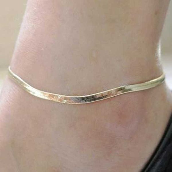 

jl07 metal fine fish scale foot high grade snake bone chain bracelet, Red;blue