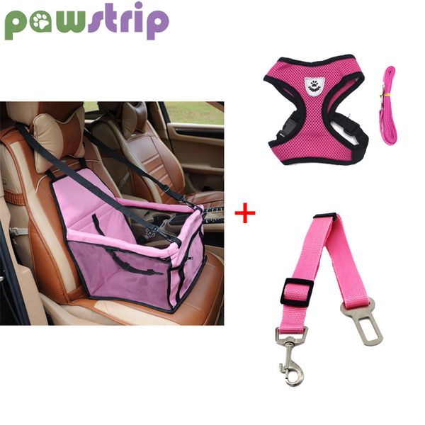 

Dog Booster Seat Dog Car Seat Cover Basket Pet Puppy Safety Bet Mesh Dog Harness Vest eash Cat Trave Carrier Hanging Bags