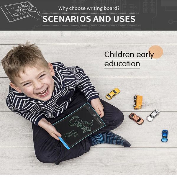 

whiteboards handwriting for writing board kids digital electronic lcd doodling color graffiti children in drawing toys home 8.5 inches