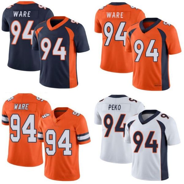 

denver broncos men #94 domata peko women youth vapor untouchable limited jersey, Black