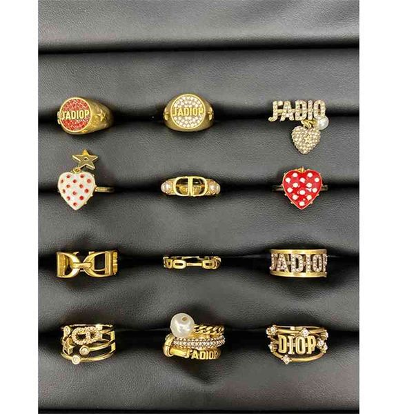 

70% off outlet online family new style love letter open ring, Silver