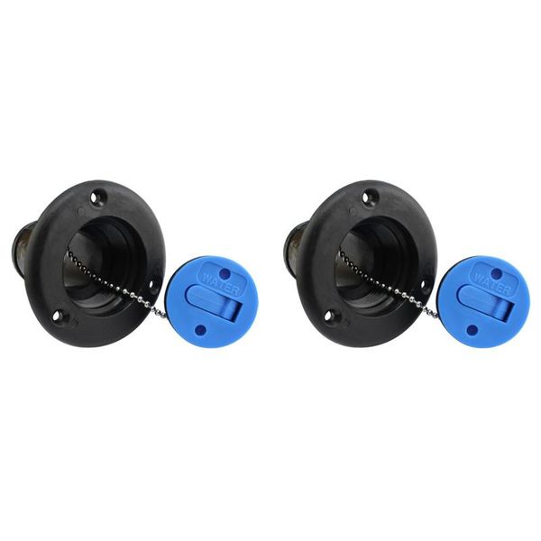 

rafts/inflatable boats 2pcs water tank cover rv caravan inlet accessories 38mm plastic injection outlet yacht accessory parts