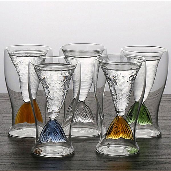 

fishtail mermaid 100ml transparent creative practical heat resistant glass rod