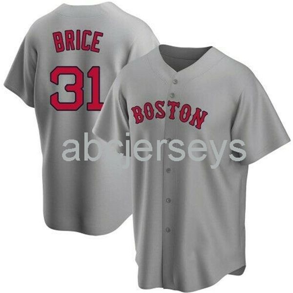

austin brice gray ver1 baseball jersey xs-6xl, Black