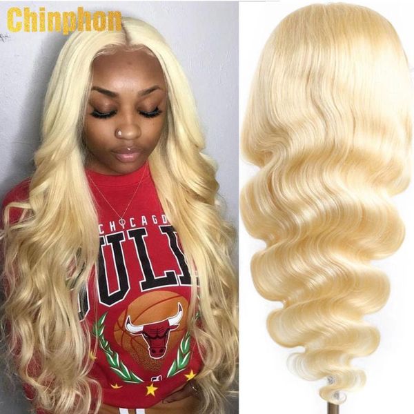 

lace wigs transparent 613 blonde front remy hair brazilian body wave human middle part wig preplucked natural hairline, Black;brown