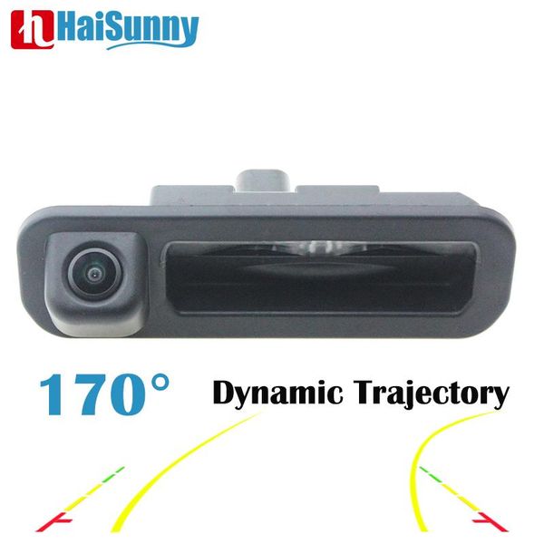 

car rear view cameras& parking sensors trunk handle camera 170Â° hd dynamic trajectory line night vision for focus 2012 2013 3
