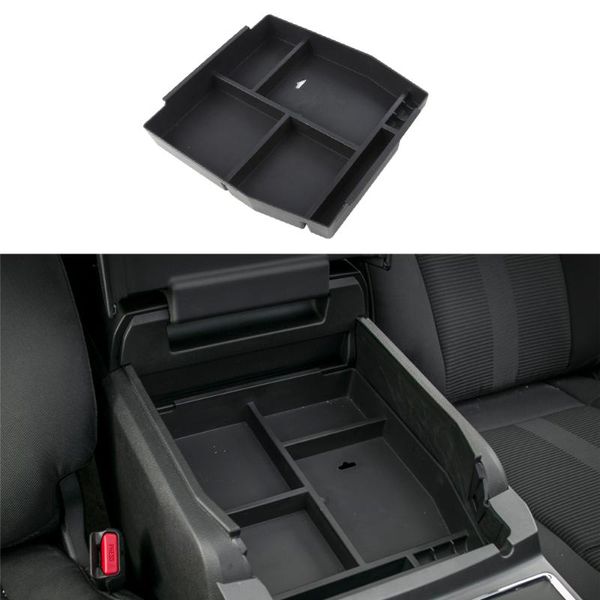 

car organizer auto styling storage box for f150 2021+ armrest insert durable dirt-resistant interior accessories