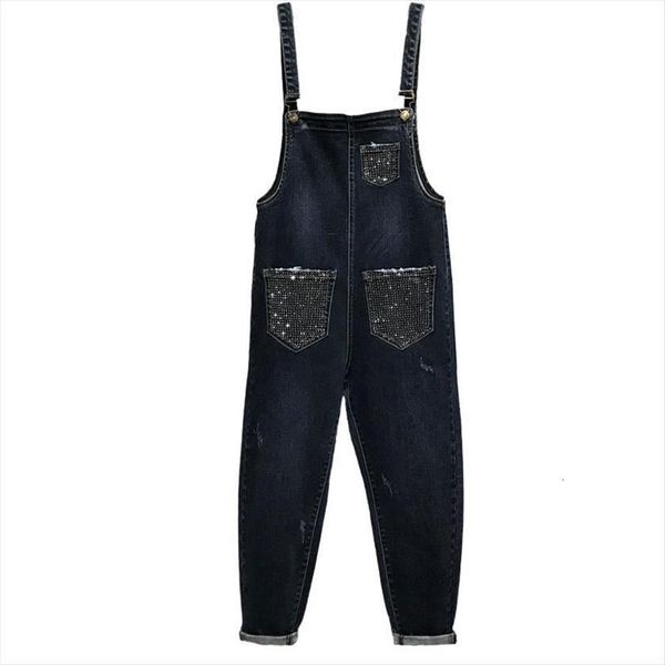 

py1045 spring summer autumn fashion women jeans casual denim pants ol baggy high waist, Blue