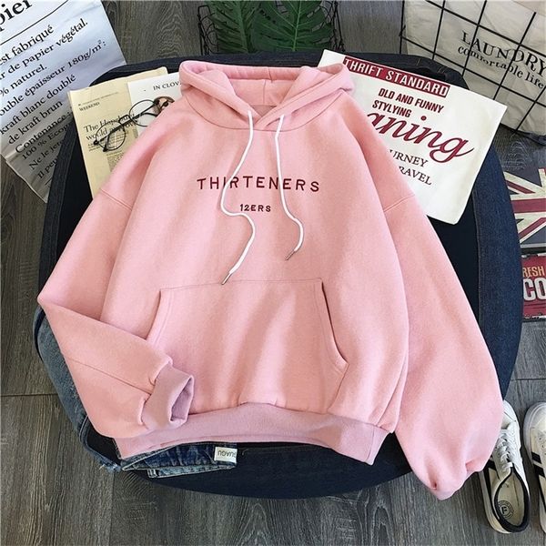 

fashion thirteners letter print sweatshirts for women long sleeve black men hoody casual hoodies pullover streetwear female 201126