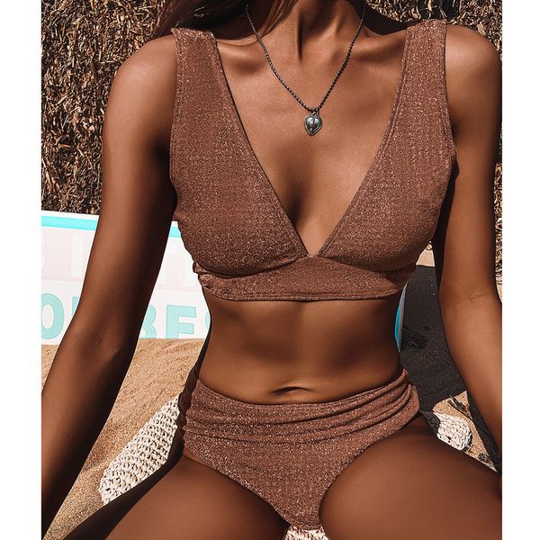 

women bathing suits bladeren print bandage bikini set brazilian badmode beach zomer badpak push-up shopper smoke app, White;black