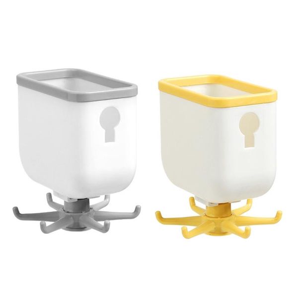 

hooks & rails multifunctional kitchen rotating storage rack with box cabinet hook closet wardrobe household goods