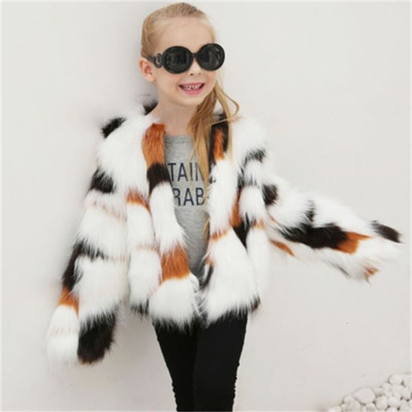 

fret fashion fake fur coat mt0805 0ss3, Black
