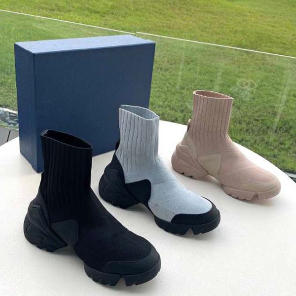 

luxury brand platform chelsea boot booties fashion female thick bottom bootie autumn winter platform sole shoes handmade, Black