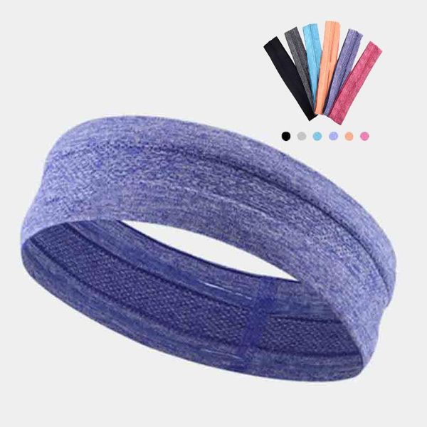 

sweatband elastic women yoga sports hair band outdoor non-slip breathable sport headband basketball running men athletic, Yellow;black