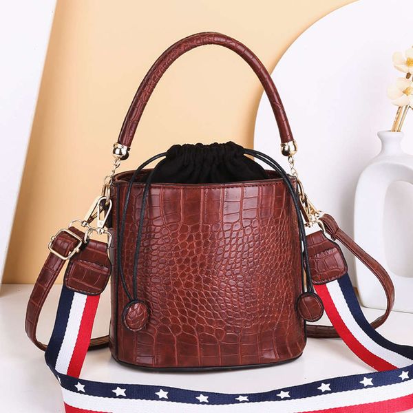 

hbp stone women's autumn 2021 wide belt bucket fashion single shoulder messenger bag