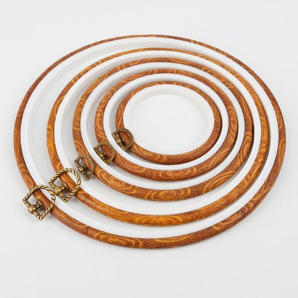 

10-25cm round wooden frame hoop frame set sewing tools embroidery hoop rings for diy cross stitch needle craft tool, Black