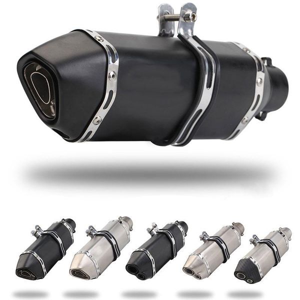 

motorcycle exhaust system 51mm universal pipe muffler motor escape moto for rc390 z800 gsxr750 tmax530 xmax300.250 cbr500 mt09