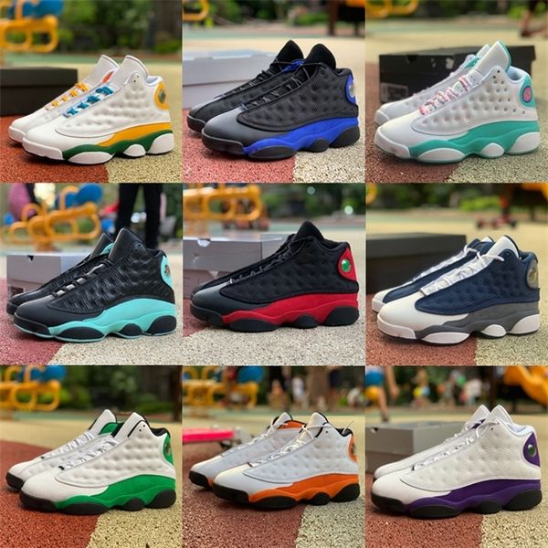 

jumpman 2020 new quality satin flint 13 13s soar green melo class mens sneakers shoes reverse women trainers sport sneakers