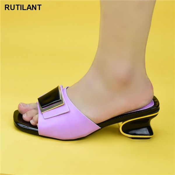 

dress shoes fashion purple color wedding for women simple party prom summer sandals italian high heels autumn slipper, Black