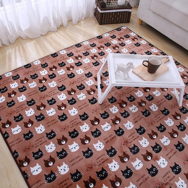 

carpets color thick coral velvet carpet modern living room area bedroom bedside rug tatami crawling mat home decoration