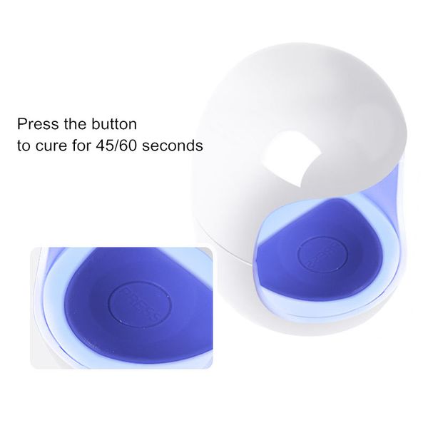 

nail dryer mini 3w usb uv led lamp nail art manicure tools pink egg shape design 30s fast drying curing light for gel