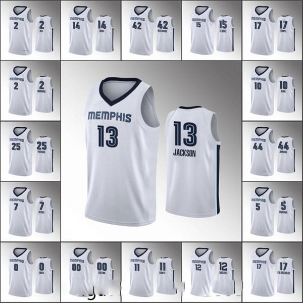 

men ja morant brandon clarke\rmemphis jaren jackson jonas valanciunas association\rgrizzlies custom 2020 jersey, Black
