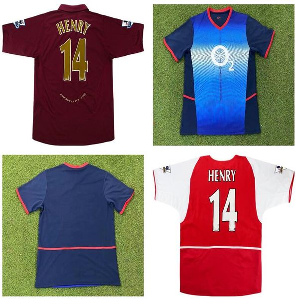 

02-04 arsen away henry retro soccer jerseys 2002 2003 2004 2006 uhmhf classic vintage wright fabregas ljungberg vieira bergkamp football daq, Black;yellow