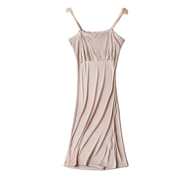 

casual dresses woman summer 95% silk female spaghetti strap natural dress women oversized thin vestido lady lace splice robe, Black;gray