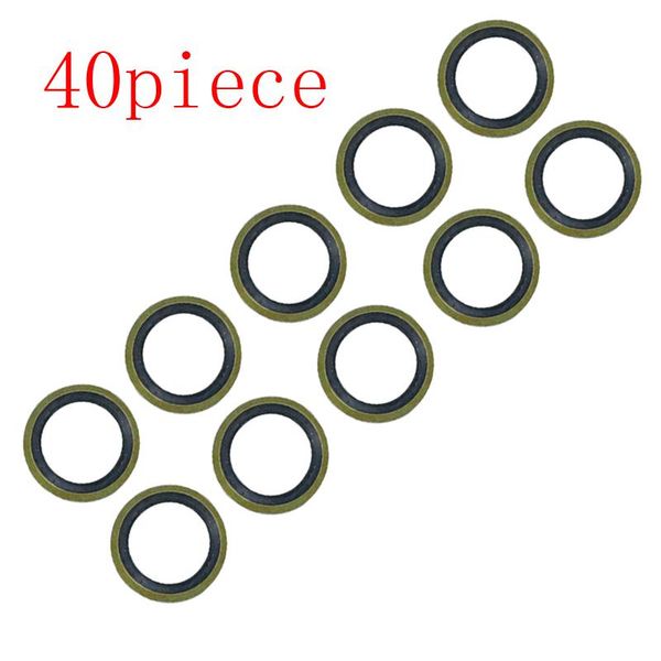 

motorcycle brakes m10 banjo bolt oil drain screw sealing washer gaskets 1set /40 pcs for hydraulic clutch brake pump hose caliper