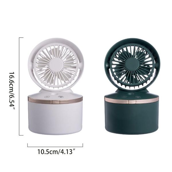 

electric fans misting fan with humidifier usb rechargeable air conditioner for home office 35eb