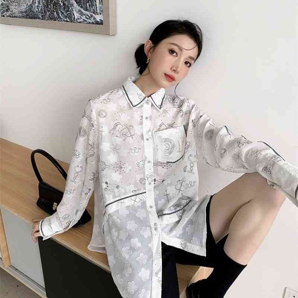 

women's two piece pants white long sleeve button up shirt for women contrast stitch r sheer fashion colla